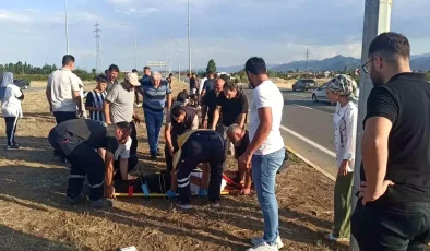 Konya’da motosiklet ile otomobil çarpıştı: 2 kişi ağır yaralandı