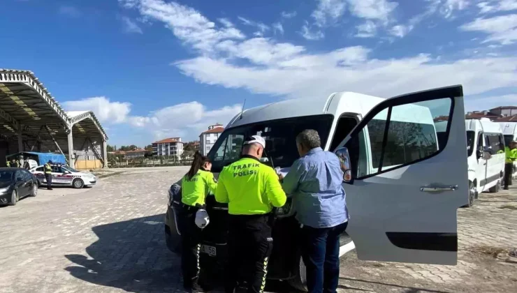 Konya’da Okul Servis Araçlarına Denetim