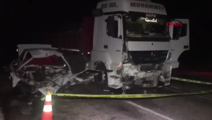 Konya’da TIR Kazasında Emekli Sürücü Hayatını Kaybetti